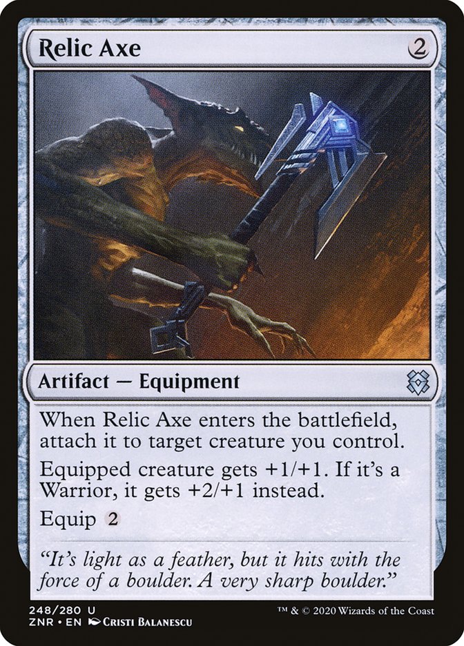 Relic Axe 248 (Zendikar Rising)  - Foil | Good Games Adelaide SA