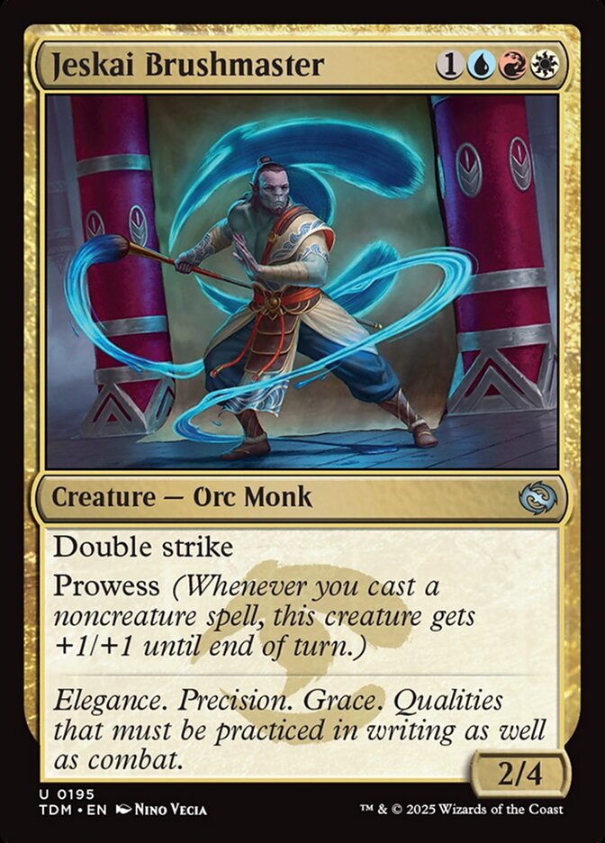 Jeskai Brushmaster 195 (Tarkir: Dragonstorm)  | Good Games Adelaide SA