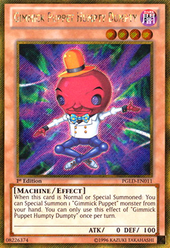 Gimmick Puppet Humpty Dumpty [PGLD-EN011] Gold Secret Rare | Good Games Adelaide SA
