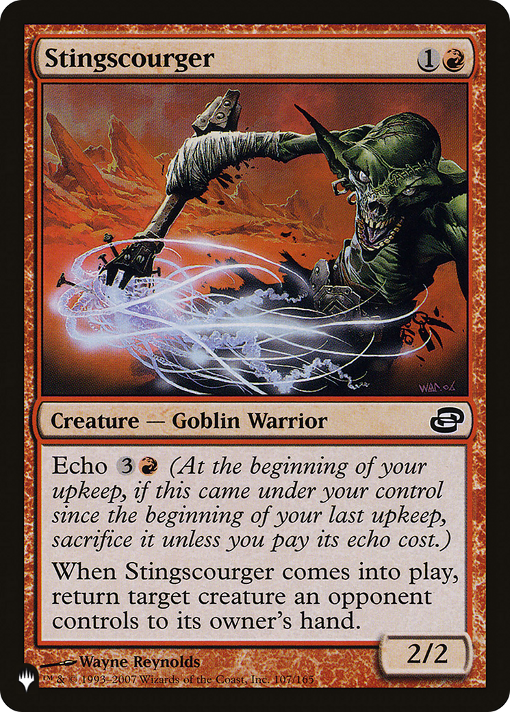 Stingscourger [The List Reprints] | Good Games Adelaide SA