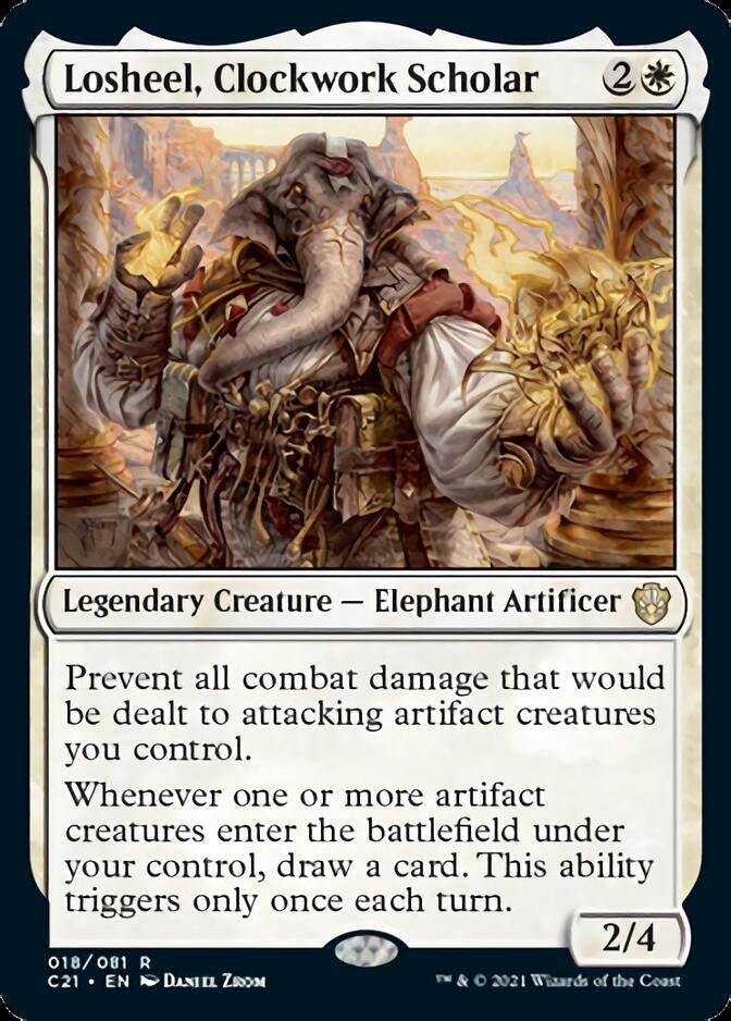 Losheel, Clockwork Scholar [Commander 2021] | Good Games Adelaide SA