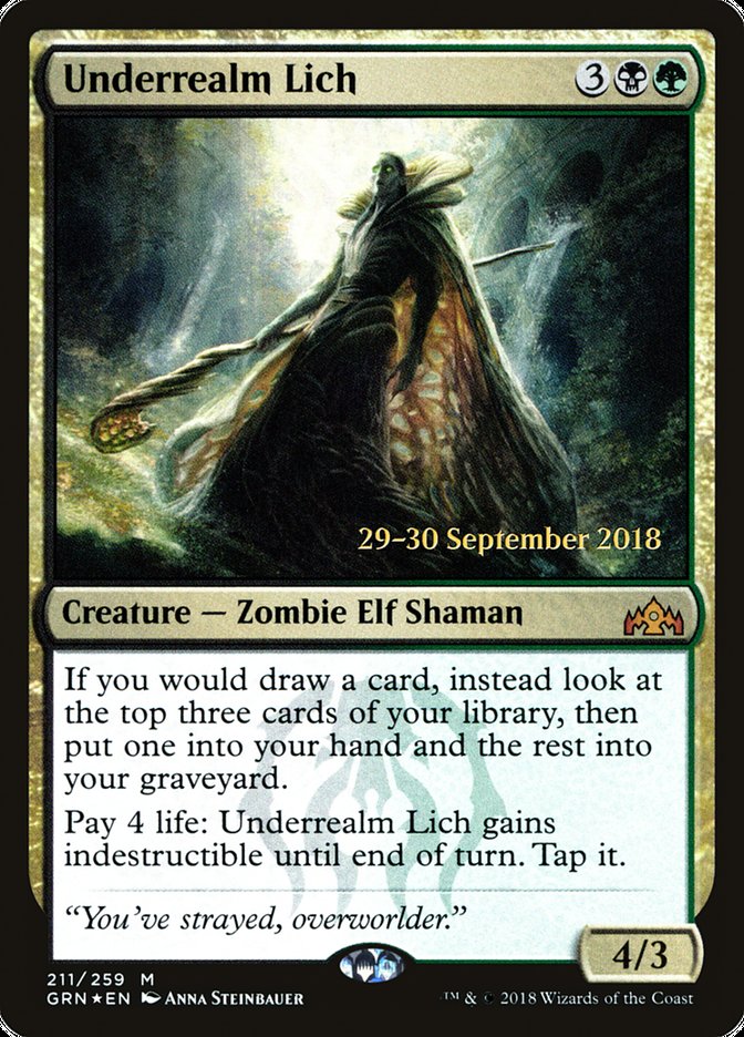 Underrealm Lich [Guilds of Ravnica Promos] | Good Games Adelaide SA