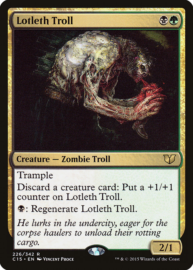 Lotleth Troll [Commander 2015] | Good Games Adelaide SA