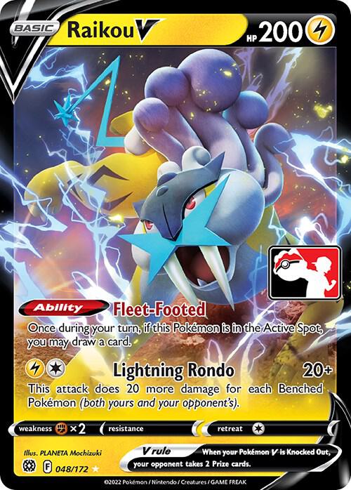 Raikou V Series 2/3 048/172 (Prize Pack Series Cards)  - Holofoil | Good Games Adelaide SA