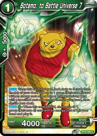Botamo, to Battle Universe 7 [BT16-063] | Good Games Adelaide SA