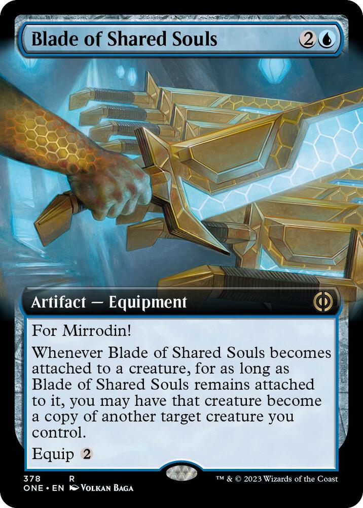 Blade of Shared Souls 378 (Phyrexia: All Will Be One)  - Extended Art | Good Games Adelaide SA