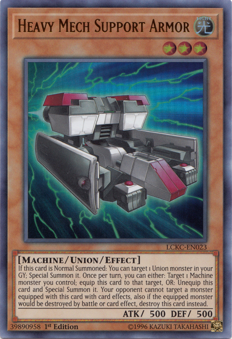 Heavy Mech Support Armor [LCKC-EN023] Ultra Rare | Good Games Adelaide SA