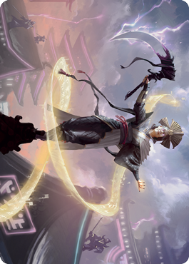 Naomi, Pillar of Order Art Card [Kamigawa: Neon Dynasty Art Series] | Good Games Adelaide SA