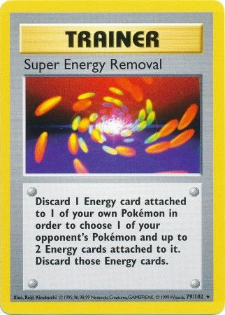 Super Energy Removal (79/102) [Base Set Shadowless Unlimited] | Good Games Adelaide SA