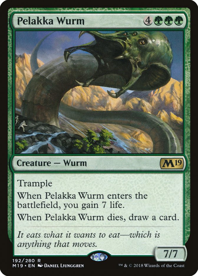 Pelakka Wurm [Core Set 2019] | Good Games Adelaide SA