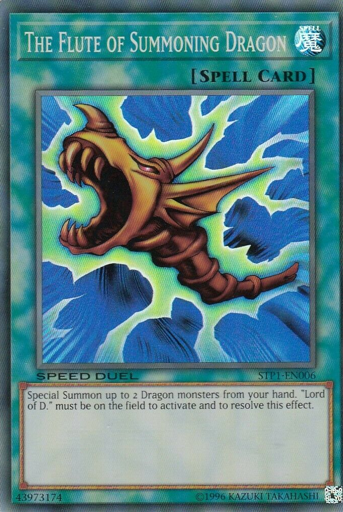 The Flute of Summoning Dragon [STP1-EN006] Super Rare | Good Games Adelaide SA