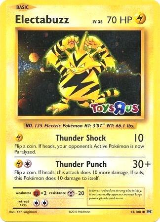 Electabuzz Toys R Us Promo 041/108 (Miscellaneous Cards & Products)  - Holofoil | Good Games Adelaide SA