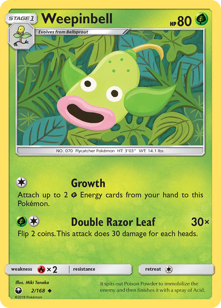 Weepinbell (2/168) [Sun & Moon: Celestial Storm] | Good Games Adelaide SA