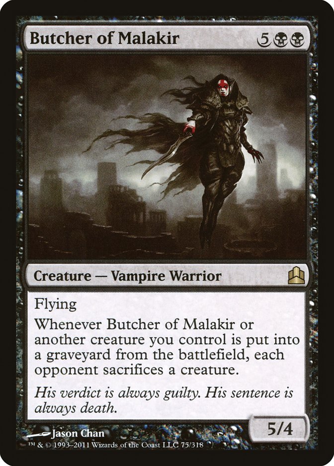 Butcher of Malakir [Commander 2011] | Good Games Adelaide SA