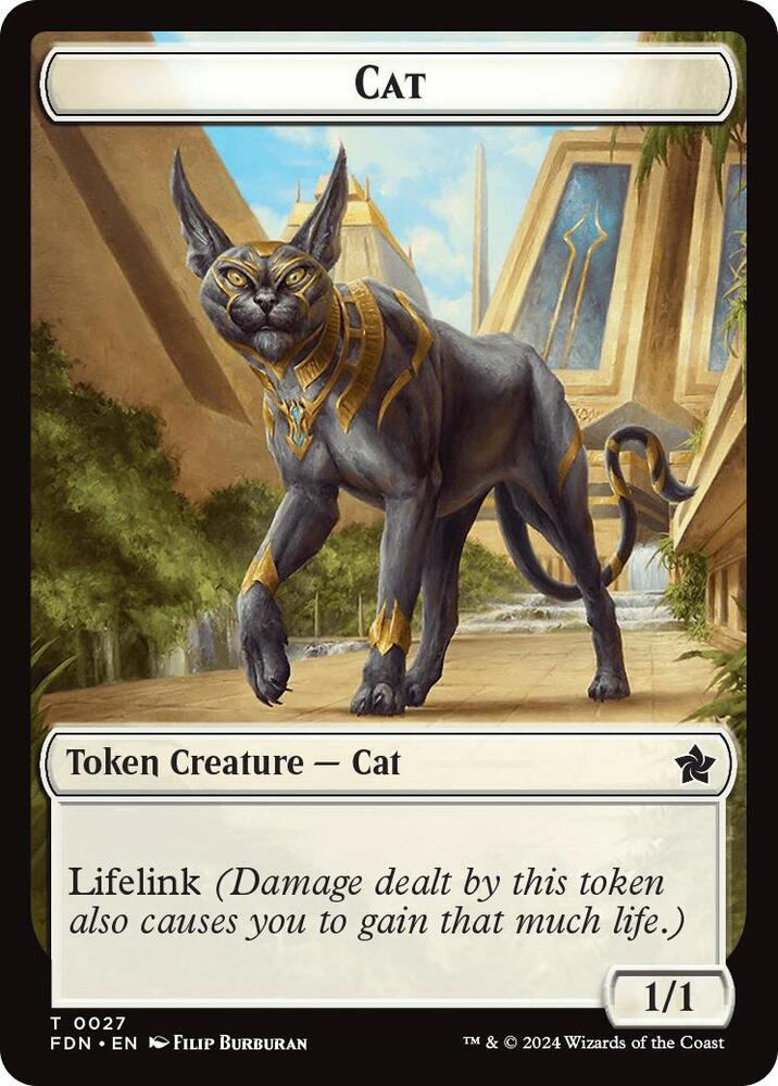 Cat 0027 Phyrexian Goblin Double Sided Token 27 // 31 (Foundations)  | Good Games Adelaide SA