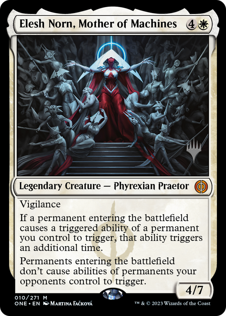 Elesh Norn, Mother of Machines (Promo Pack) [Phyrexia: All Will Be One Promos] | Good Games Adelaide SA