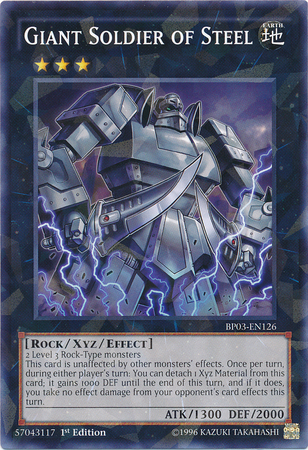 Giant Soldier of Steel [BP03-EN126] Shatterfoil Rare | Good Games Adelaide SA