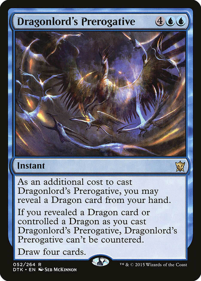 Dragonlord's Prerogative [Dragons of Tarkir] | Good Games Adelaide SA