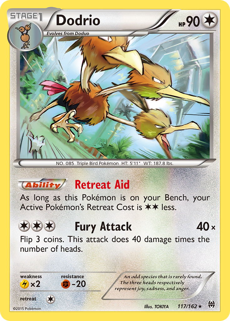 Dodrio (117/162) [XY: BREAKthrough] | Good Games Adelaide SA