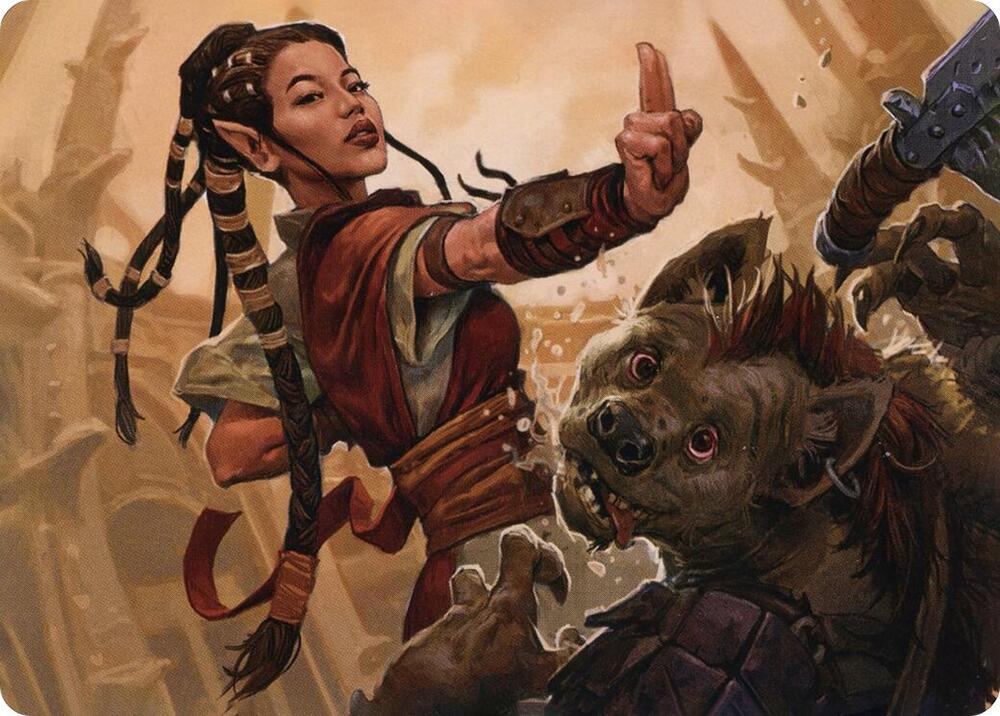 Half Elf Monk Art Card 28 (Art Series: Adventures in the Forgotten Realms)  | Good Games Adelaide SA