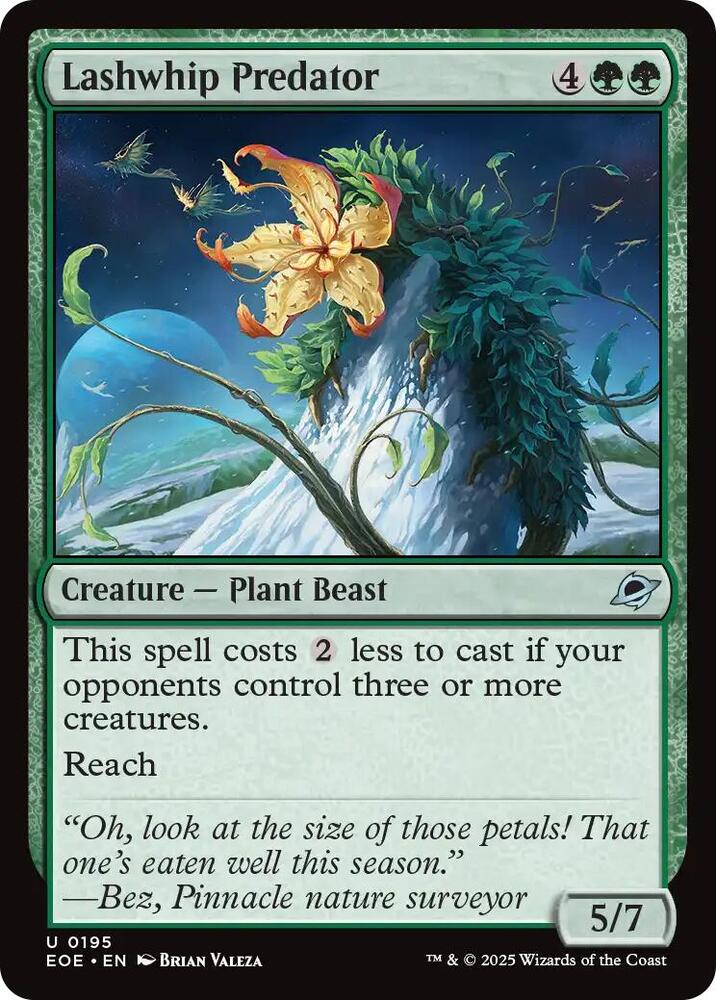 Lashwhip Predator 195 (Edge of Eternities)  - Foil | Good Games Adelaide SA