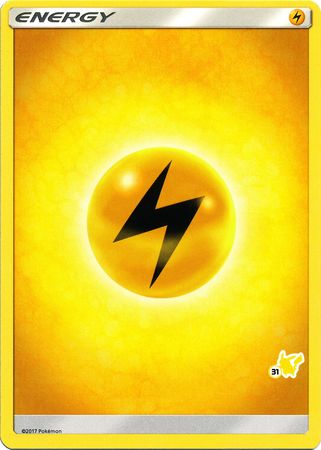 Lightning Energy (Pikachu Stamp #31) [Battle Academy 2020] | Good Games Adelaide SA