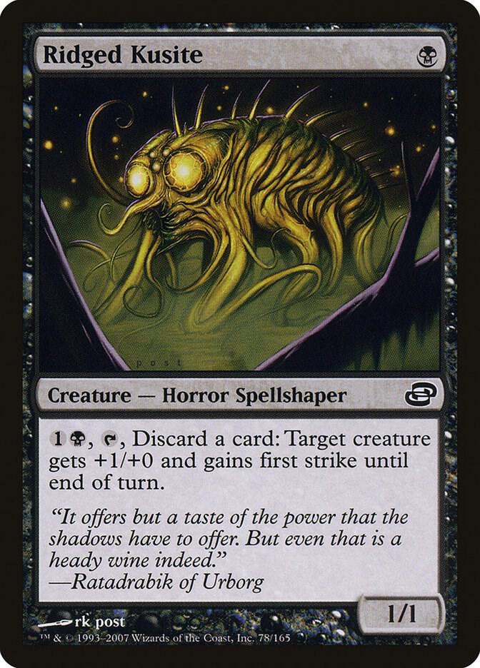 Ridged Kusite 78 (Planar Chaos)  - Foil | Good Games Adelaide SA