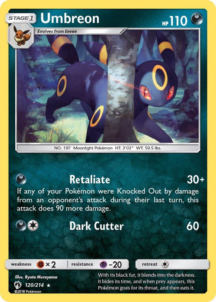Umbreon 120/214 (SM - Lost Thunder)  | Good Games Adelaide SA