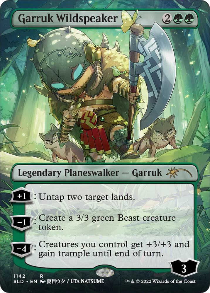 Garruk Wildspeaker Borderless 1142 (Secret Lair Drop Series)  | Good Games Adelaide SA