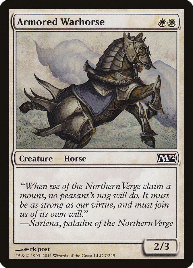 Armored Warhorse 7 (Magic 2012 (M12))  | Good Games Adelaide SA