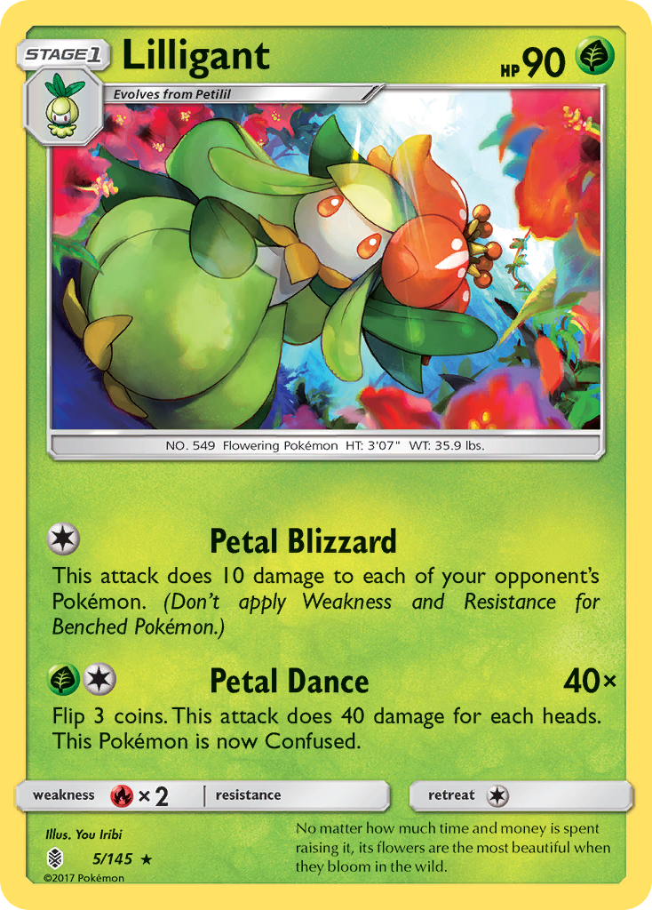 Lilligant (5/145) [Sun & Moon: Guardians Rising] | Good Games Adelaide SA