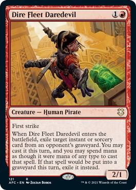 Dire Fleet Daredevil 121 (Commander: Adventures in the Forgotten Realms)  | Good Games Adelaide SA