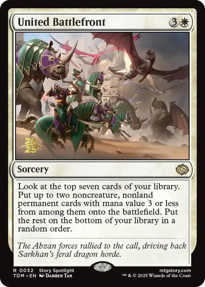 United Battlefront 32 (Prerelease Cards)  - Foil | Good Games Adelaide SA