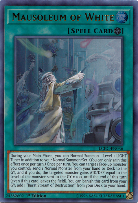 Mausoleum of White [LCKC-EN036] Ultra Rare | Good Games Adelaide SA