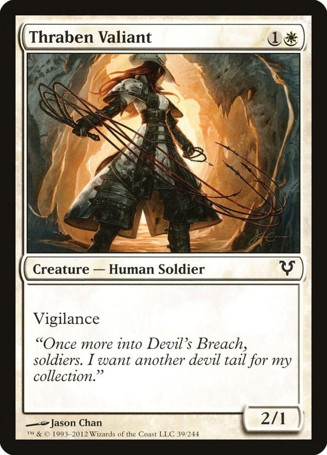 Thraben Valiant 39 (Avacyn Restored)  - Foil | Good Games Adelaide SA
