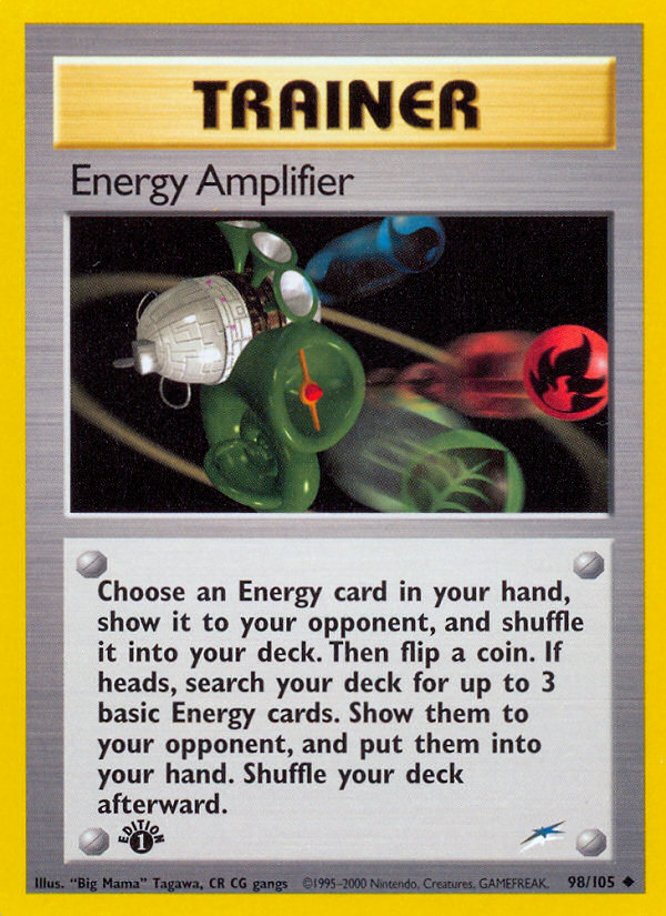 Energy Amplifier (98/105) [Neo Destiny 1st Edition] | Good Games Adelaide SA