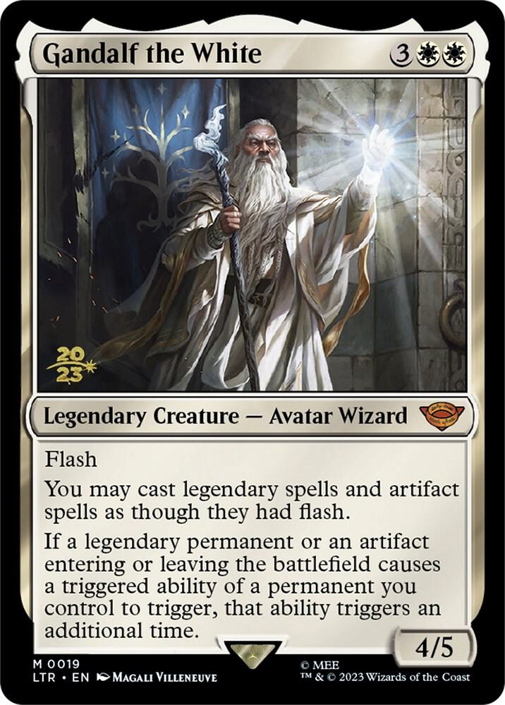 Gandalf the White 19 (Prerelease Cards)  - Foil | Good Games Adelaide SA