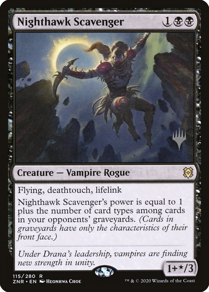 Nighthawk Scavenger (Promo Pack) [Zendikar Rising Promos] | Good Games Adelaide SA