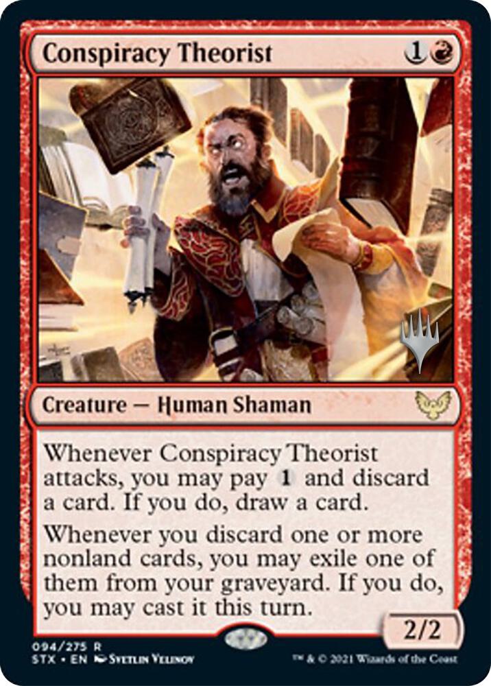 Conspiracy Theorist 94 (Promo Pack: Strixhaven)  - Foil | Good Games Adelaide SA