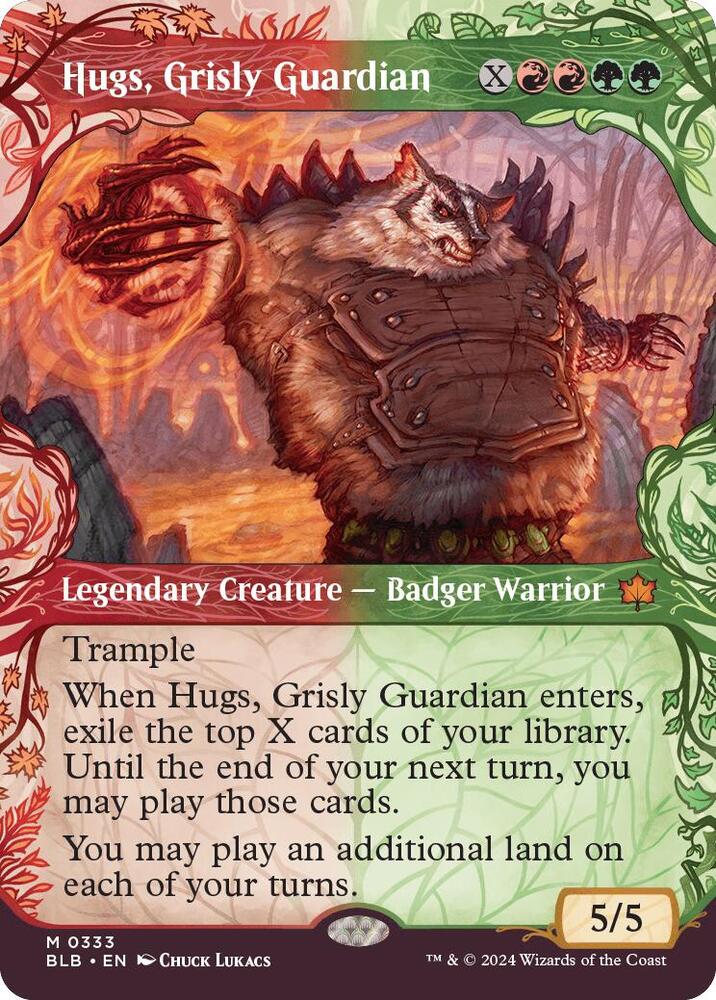 Hugs, Grisly Guardian 333 (Bloomburrow)  - Foil | Good Games Adelaide SA