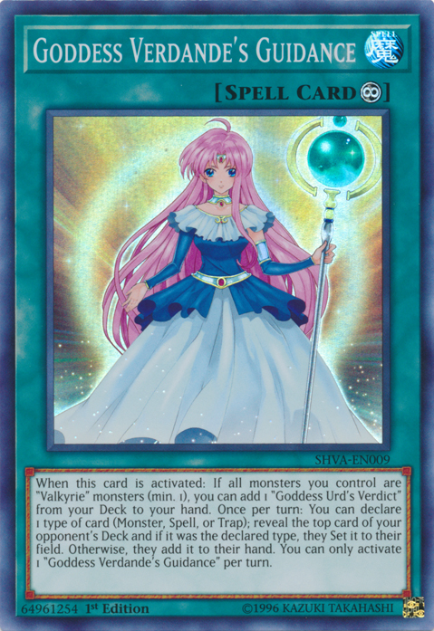 Goddess Verdande's Guidance [SHVA-EN009] Super Rare | Good Games Adelaide SA