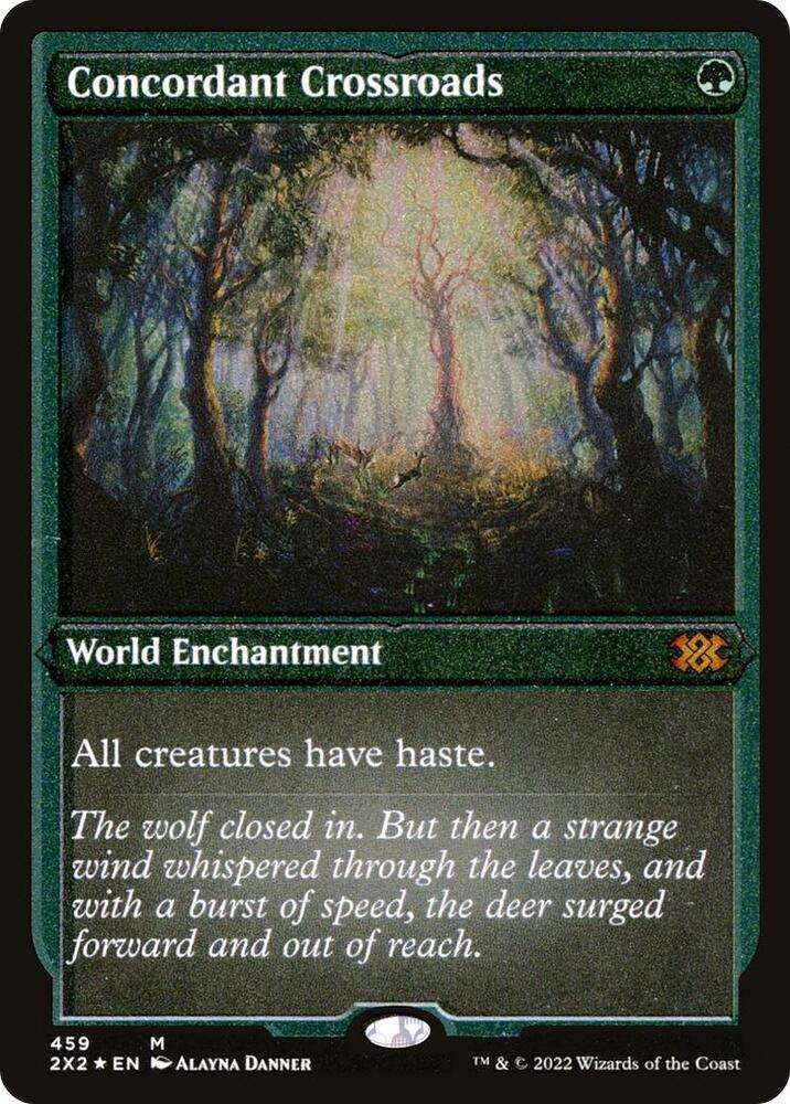 Concordant Crossroads Foil Etched 459 (Double Masters 2022)  - Foil | Good Games Adelaide SA