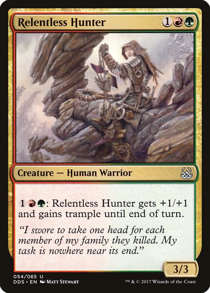 Relentless Hunter 54 (Duel Decks: Mind vs. Might)  | Good Games Adelaide SA