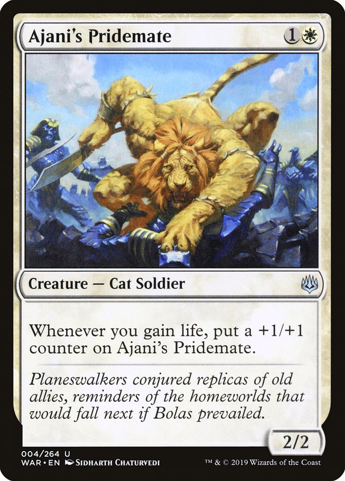 Ajani's Pridemate [War of the Spark] | Good Games Adelaide SA