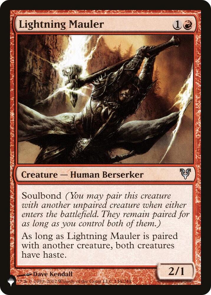 Lightning Mauler 144/244 (The List Reprints)  | Good Games Adelaide SA