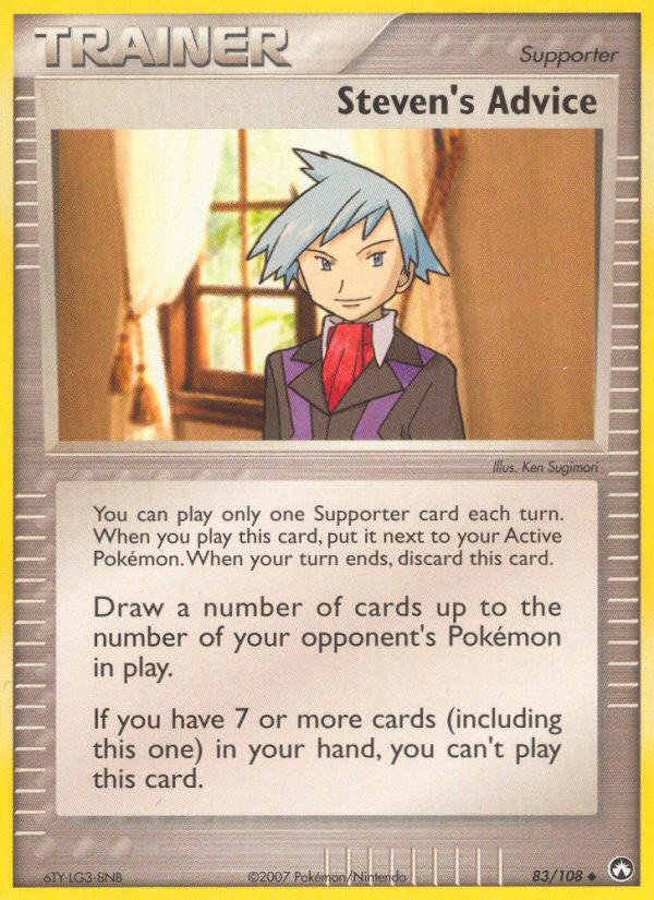 Steven's Advice (83/108) [EX: Power Keepers] | Good Games Adelaide SA
