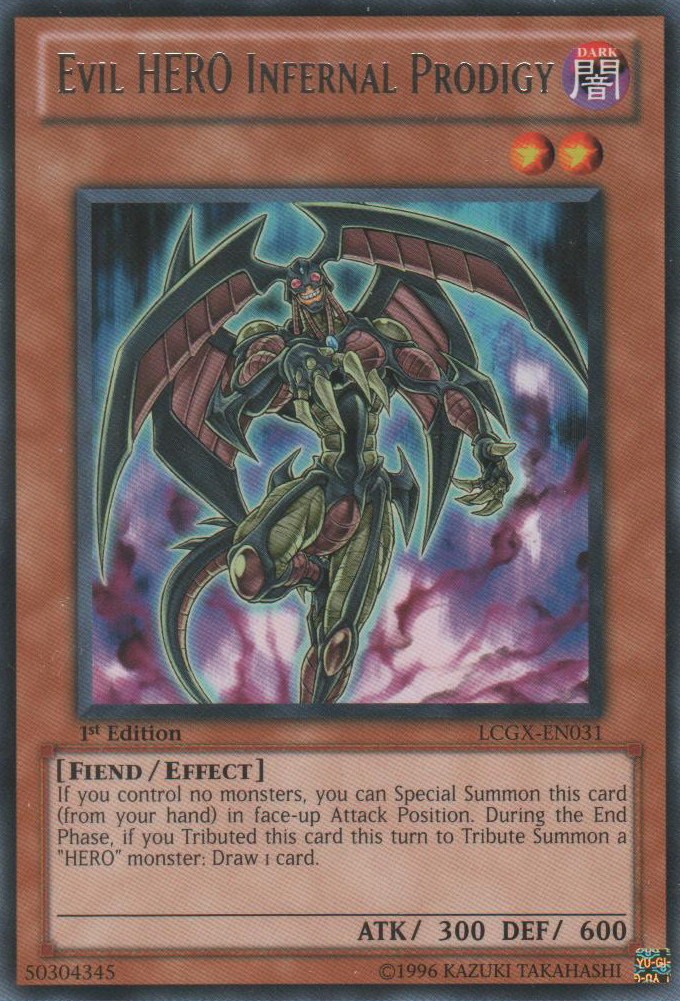 Evil HERO Infernal Prodigy [LCGX-EN031] Rare | Good Games Adelaide SA