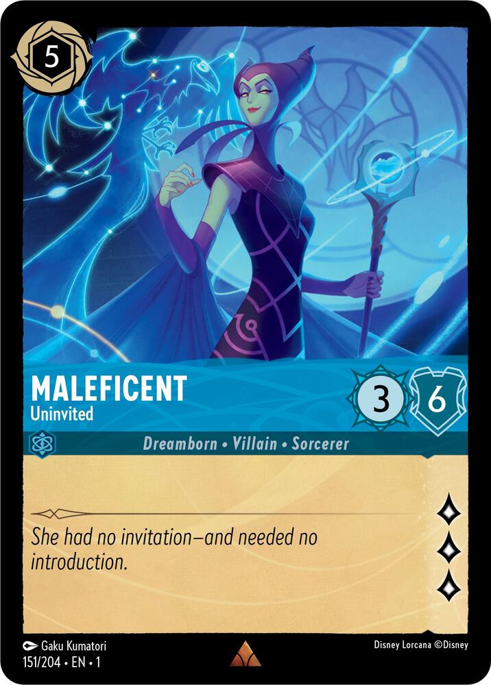 Maleficent Uninvited 151/204 (The First Chapter)  | Good Games Adelaide SA