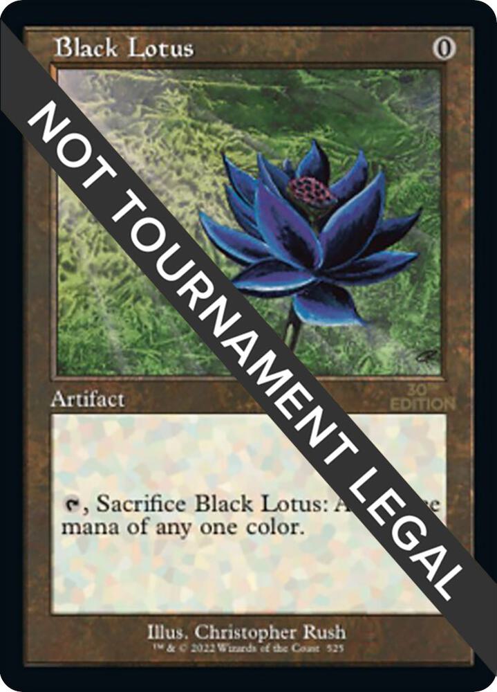 Black Lotus Retro Frame 525 (30th Anniversary Edition)  | Good Games Adelaide SA