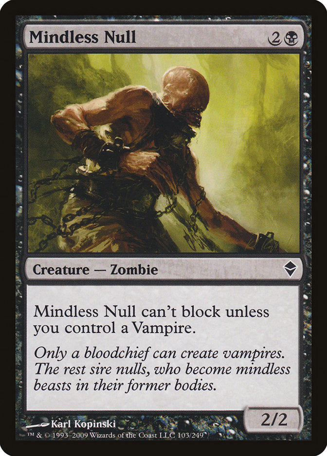 Mindless Null [Zendikar] | Good Games Adelaide SA